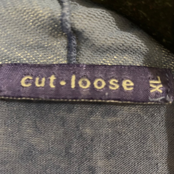 Blue ‘cut loose’ Cardigan - Picture 3 of 4